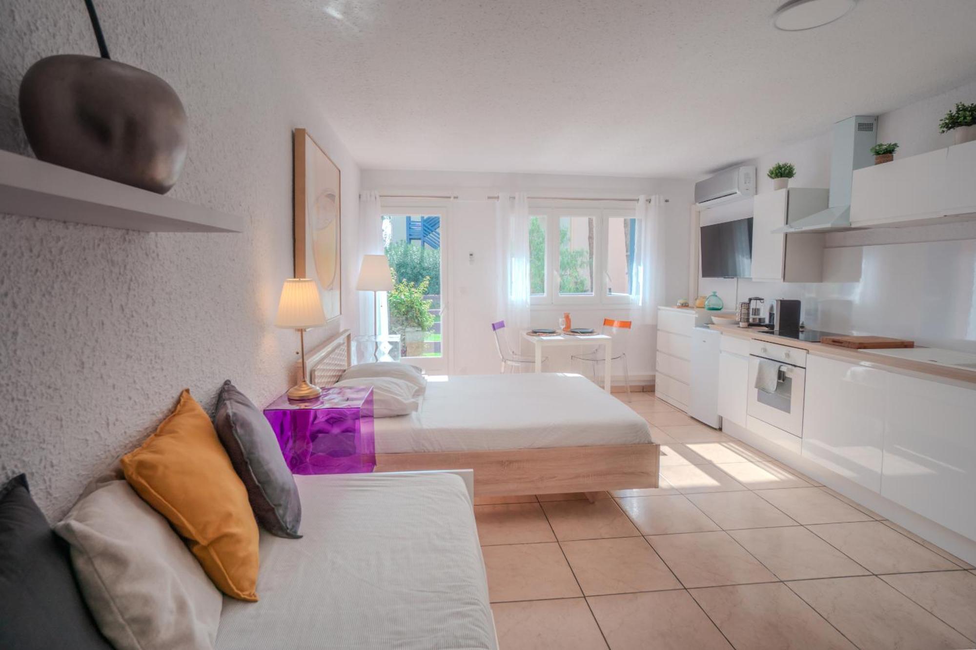 Lumineux Studio Tout Equipe Canet-en-Roussillon Kamer foto